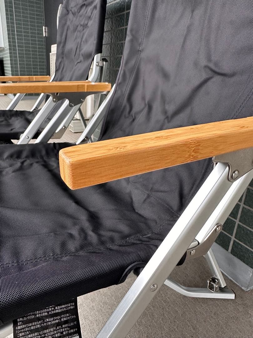  peak ローチェア30 ブラック 雪峰祭　2脚