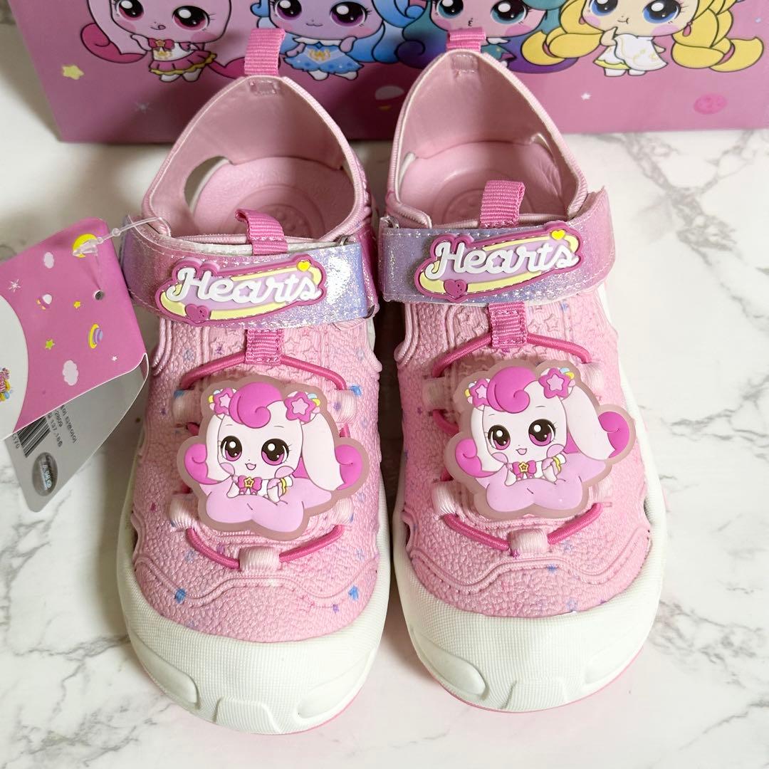 【韓国限定】キャッチティニピン　子供靴　スニーカー　ハチュピン　17cm ピンク