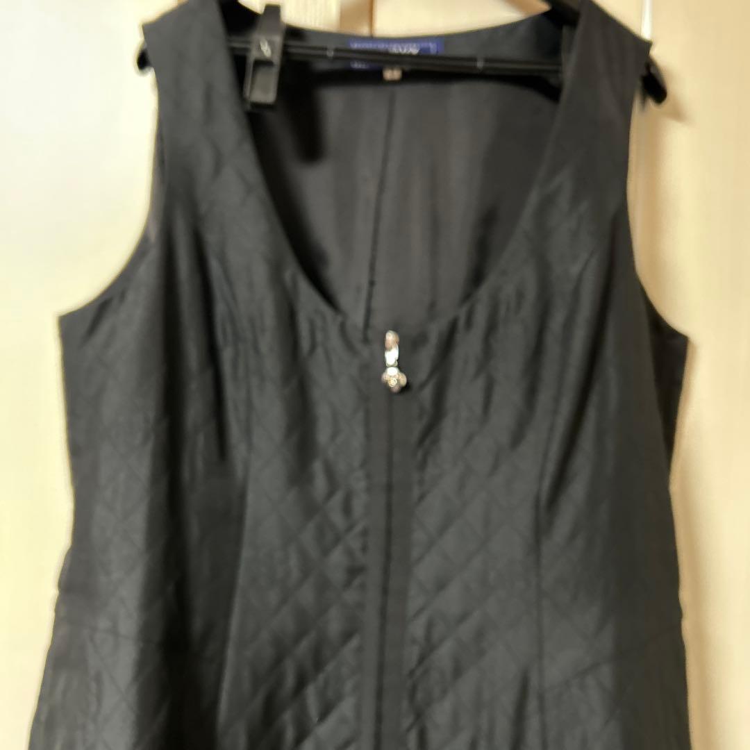 エムズグレイシーサイズ42黒カメリアジャンバースカート