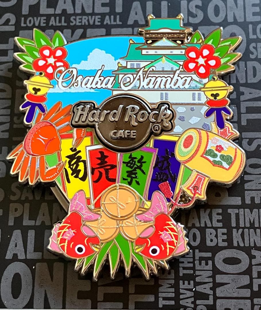 特価⭐️大阪難波☆新規開店・オープニングピン☆6点セット【虎・大阪城・桜】ギター