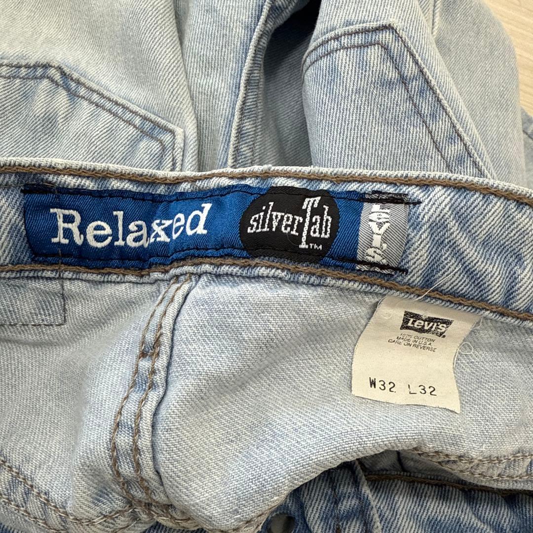 90sリーバイスsilvertabデニムパンツ USA製W32L32