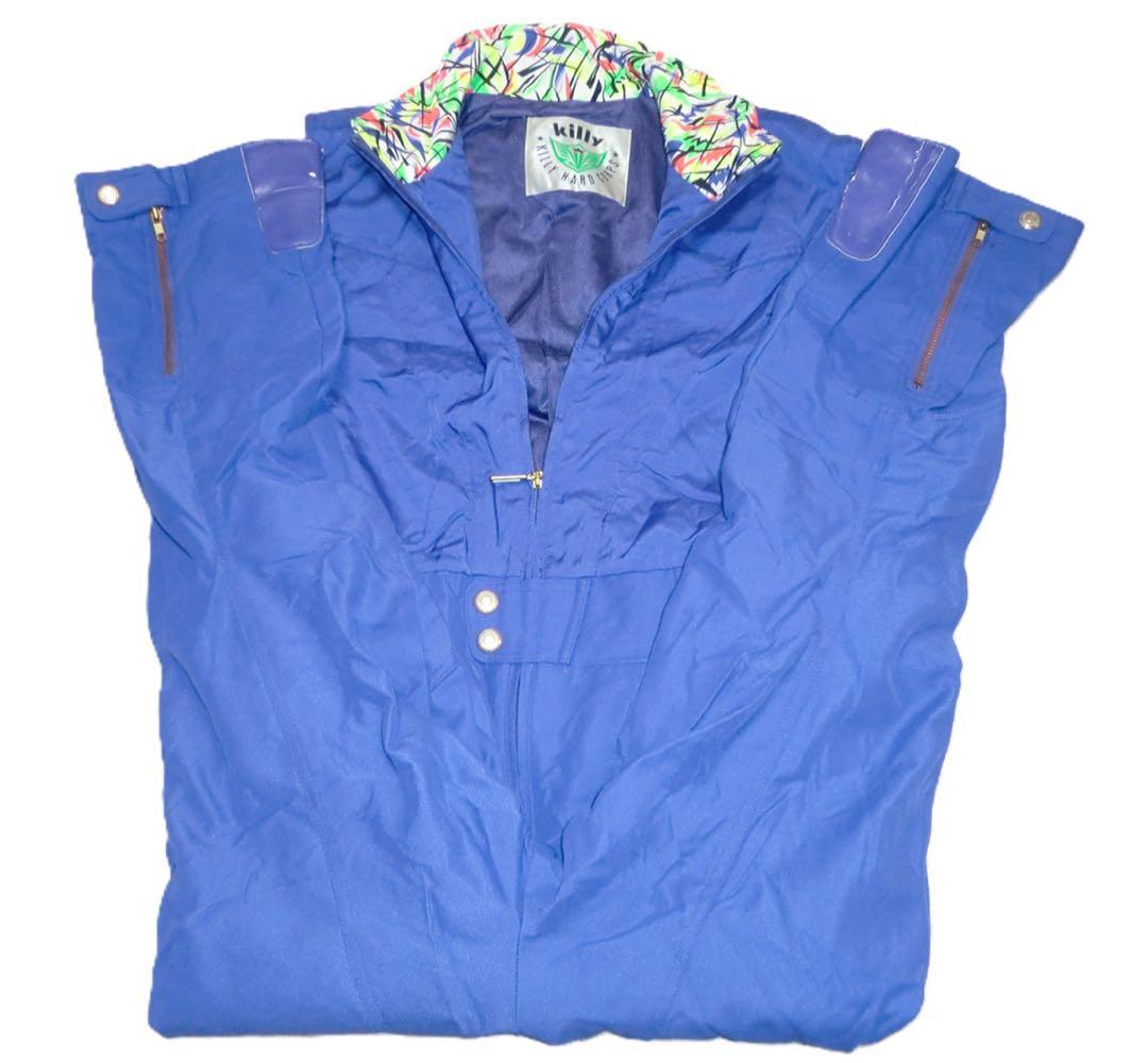 スキーウェアセット 白と青 Lサイズ Killy