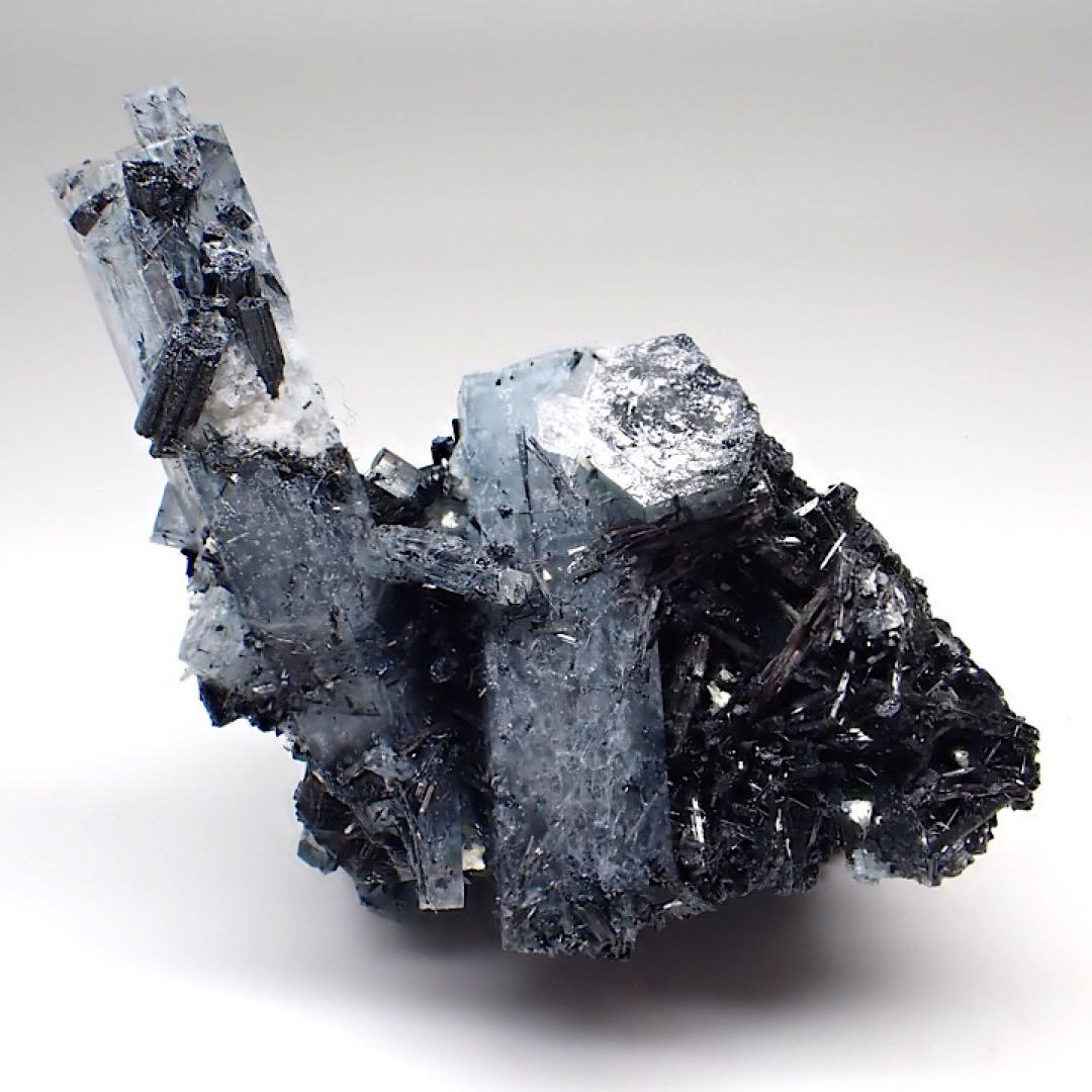 【ナミビア/エロンゴ産】アクアマリン＆ブラックトルマリン(ショール)