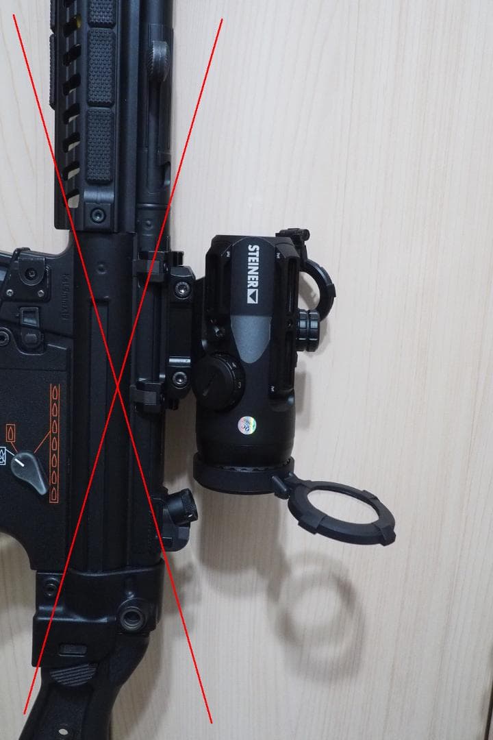 S432 4x32プリズムスコープ(黒)