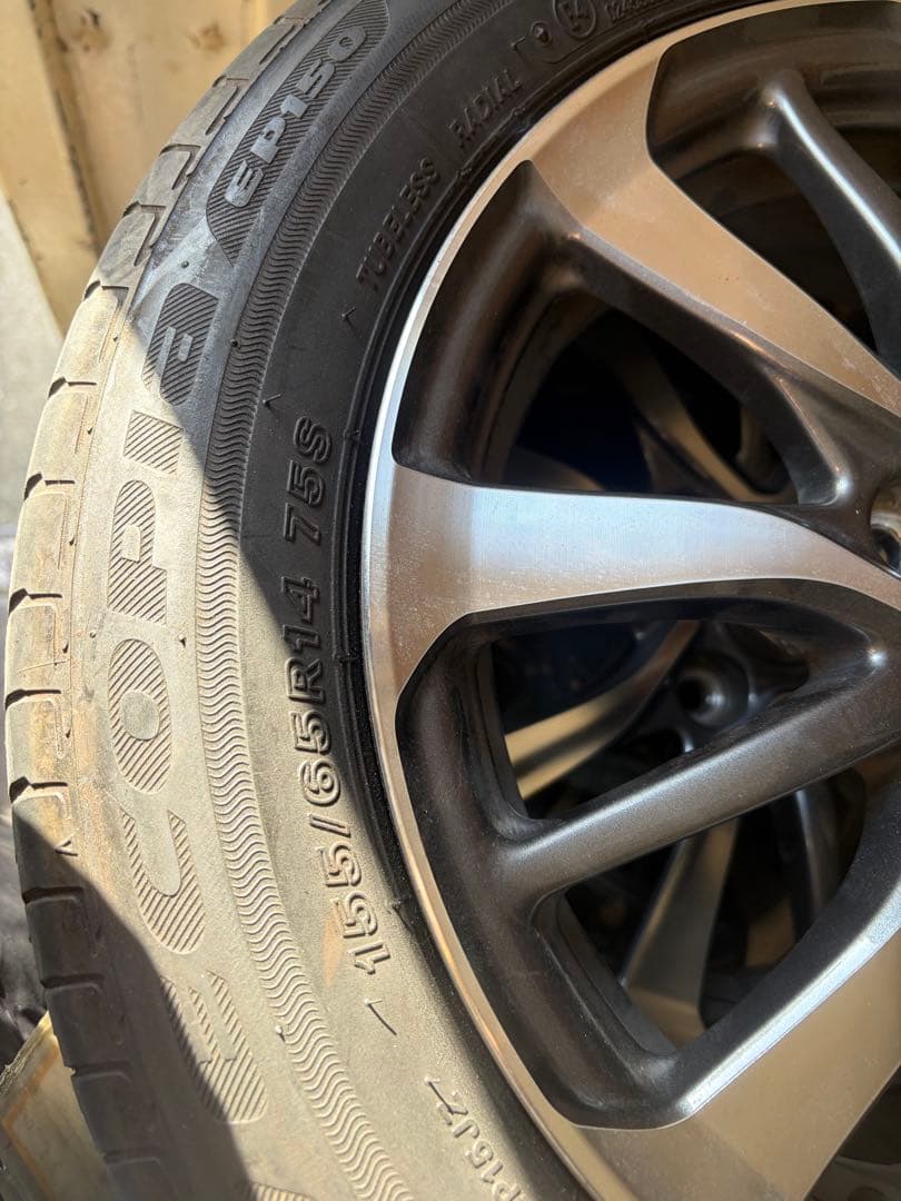 NBOX 純正アルミホイール　JF3 14インチ　タイヤアルミセット