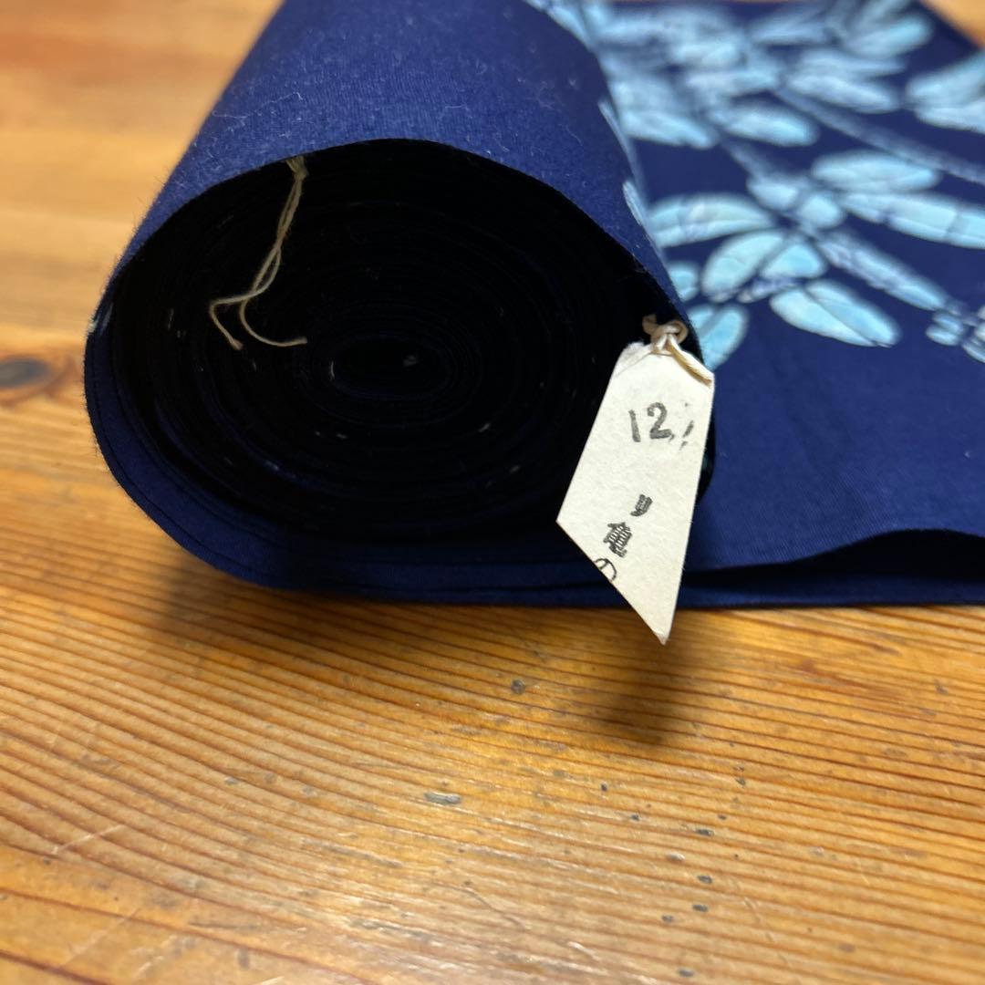 竺仙(ちくせん)綿100%地染　高級浴衣反物　萩