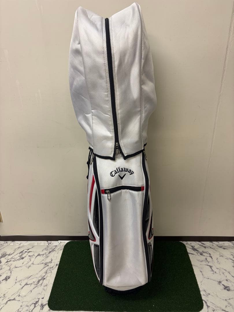 Callaway キャディバッグ ホワイト/レッド/ブラック