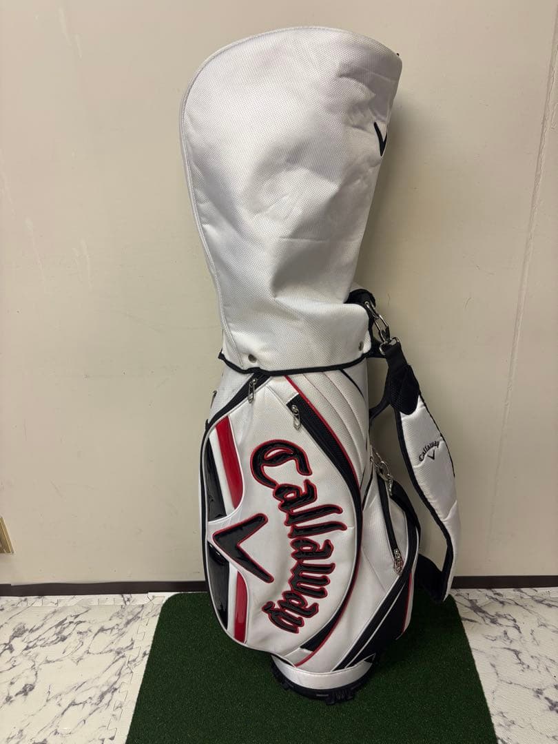Callaway キャディバッグ ホワイト/レッド/ブラック