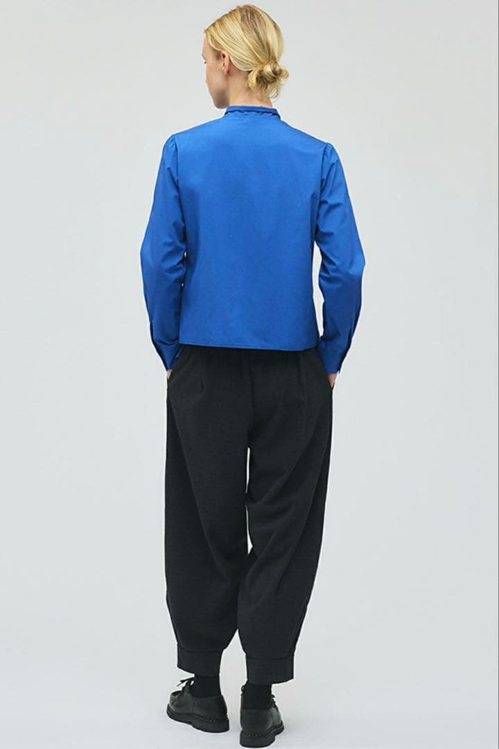 ミズイロインド　リボンタイブラウス　今季新品