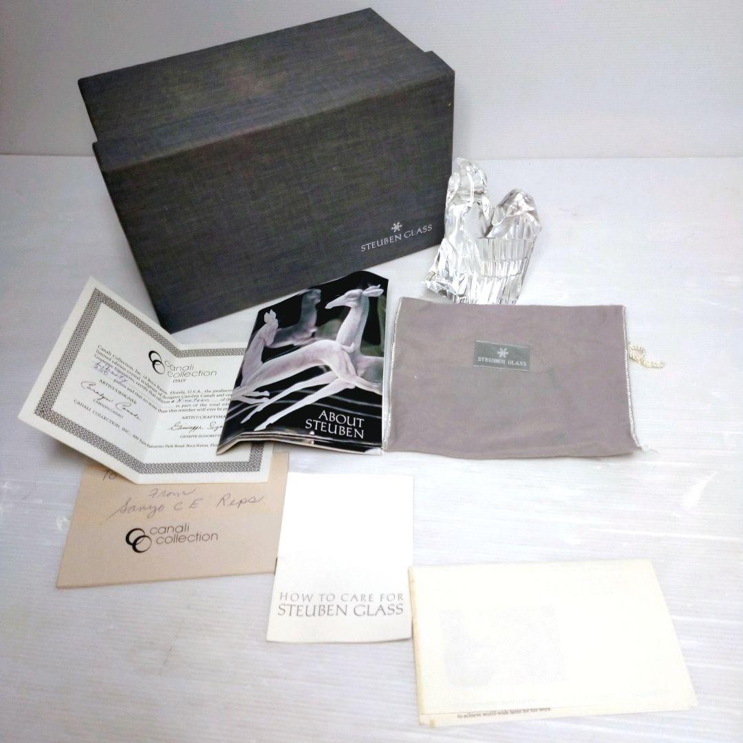 【希少品】スチューベン クリスタル イーグル オブジェ 鷲