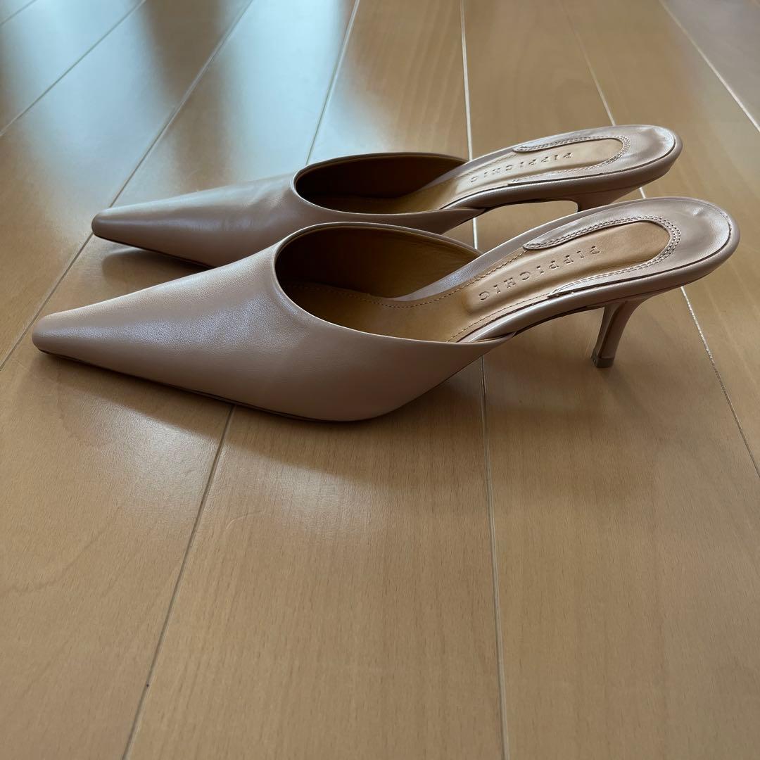 【新品】pippichic ポインテッドトゥミュール Mimoza MULE