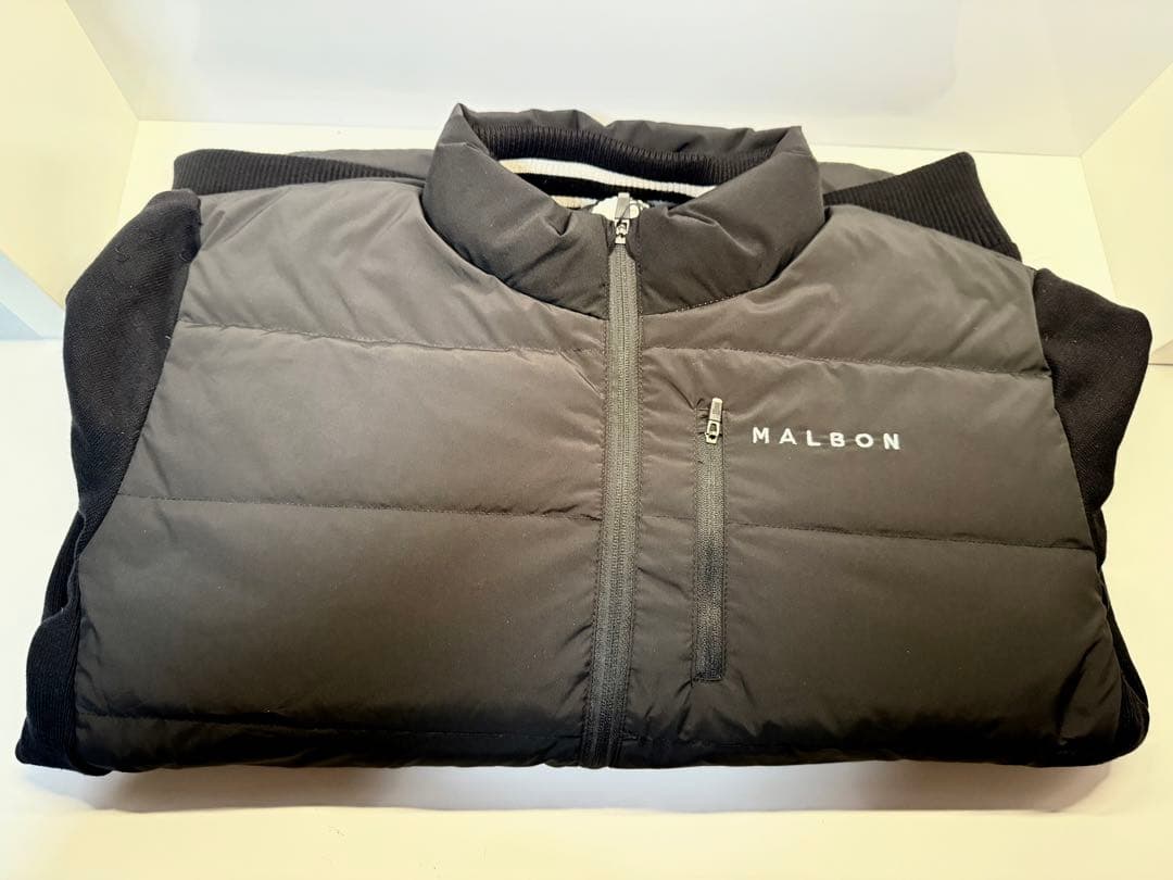 即日発送マルボンメンズ ゴルフウェアダウン アウタージャケットニットダウン2XL