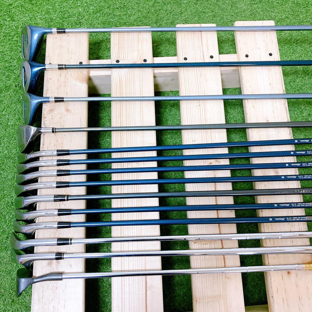 H14.ミズノ　初心者オススメ　ゴルフクラブ　メンズセット　右利き　14本
