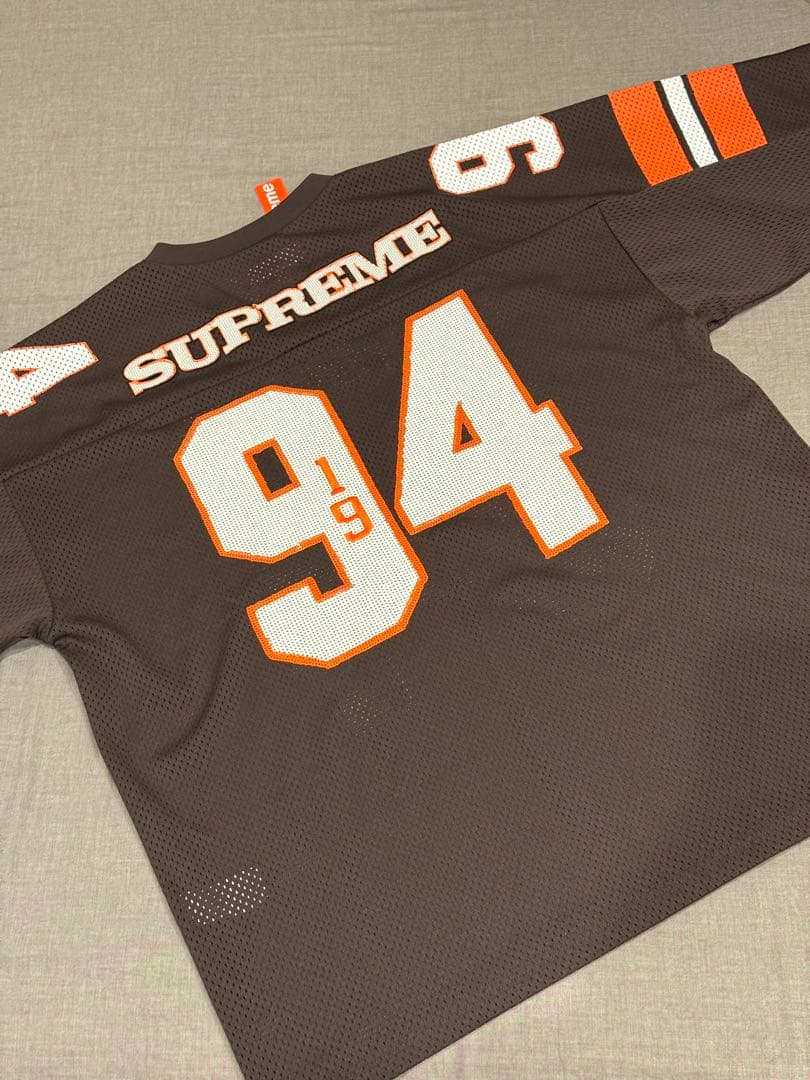 【新品】Supreme Sequin Football Jersey Mサイズ