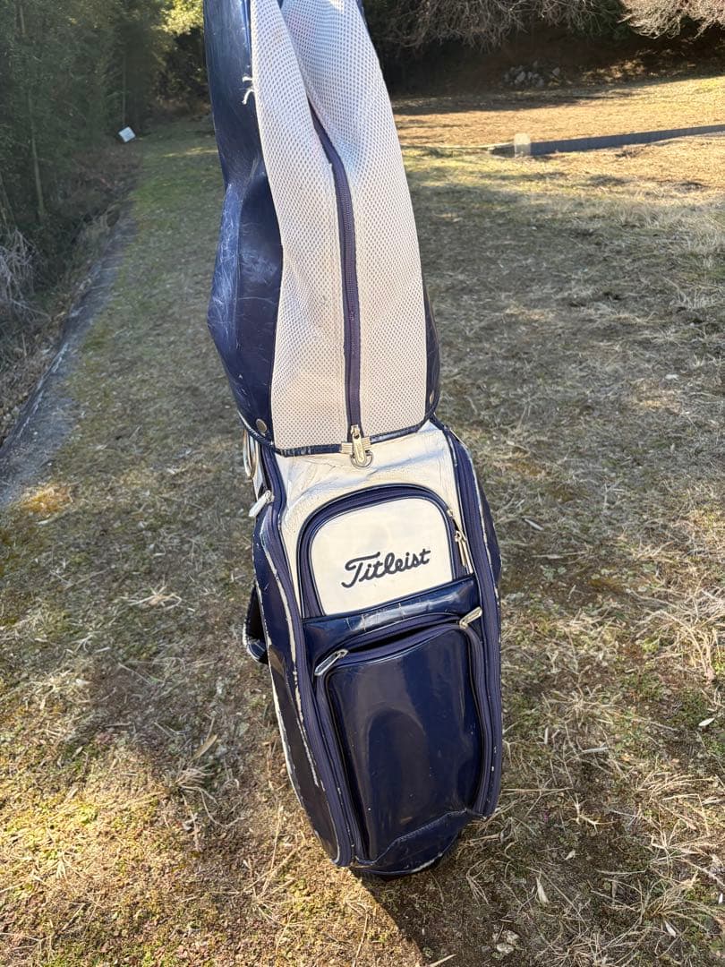 Titleist キャディバッグ ネイビー/ホワイト