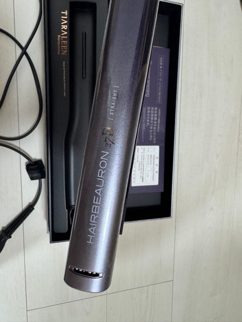 Bioprogramming ストレートヘアアイロン パープル 27d