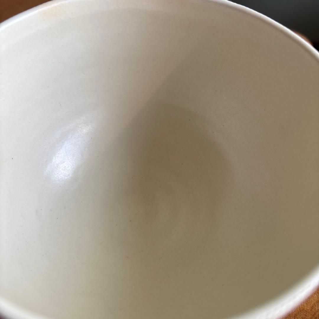 東湖窯 黄章洙作 兎図三島茶碗 抹茶碗 茶道具 共箱（45m）