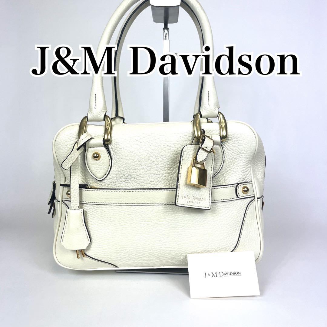【値下げ交渉歓迎】J&M DAVIDSON MINI MIA ハンドバッグシボ革