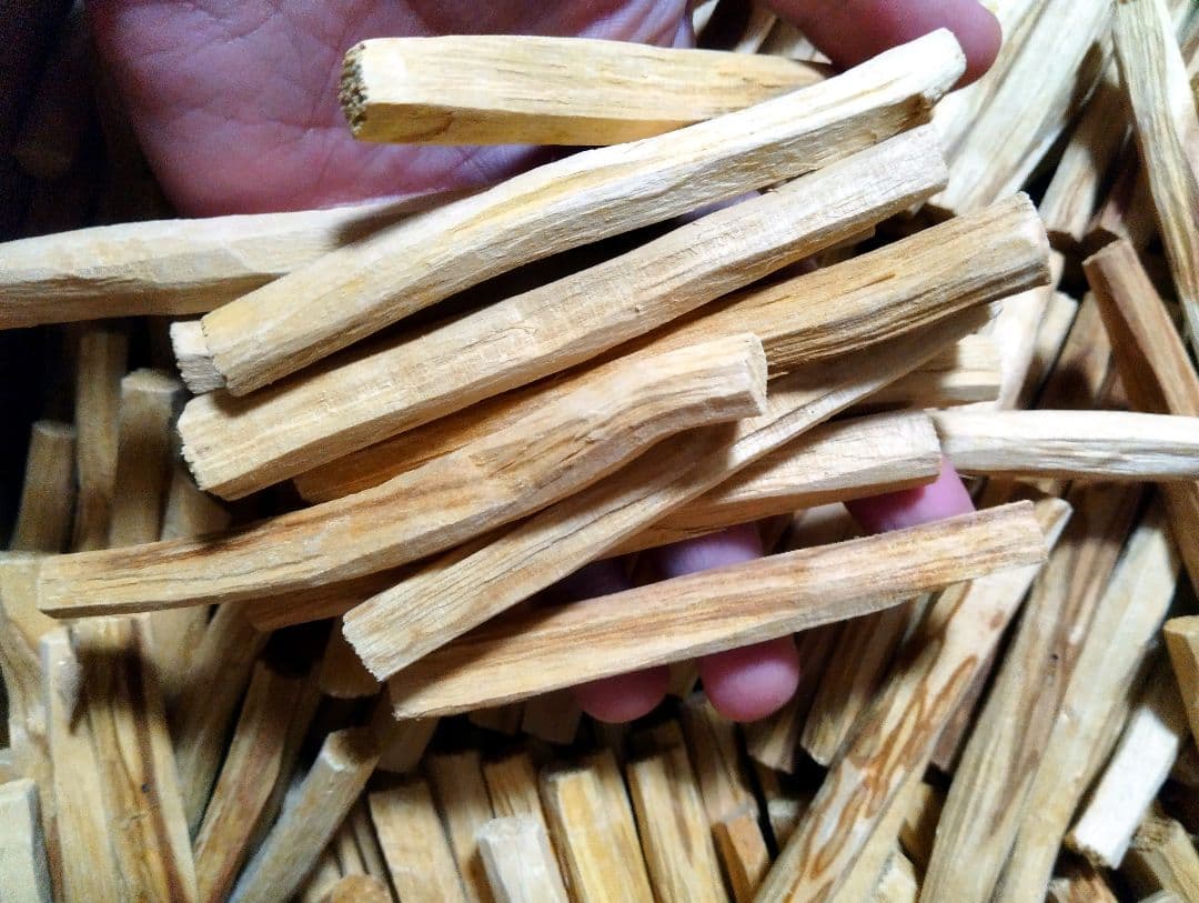 天然お香木インセンス最高級エクアドル産パロサント100本説明書付き浄化ＡＡＡ