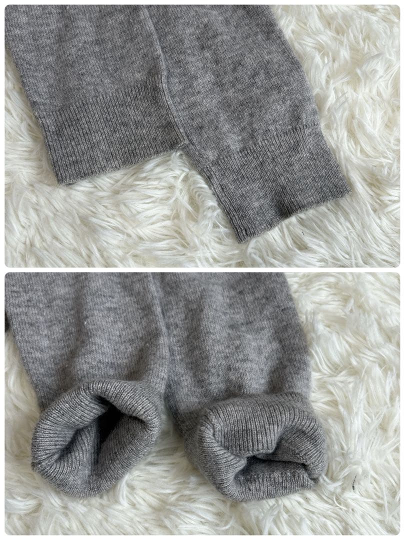 ドゥーズィエムクラス カシミヤ アンサンブル ニット カーディガン 金ボタン