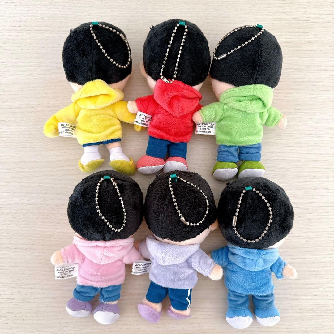 おそ松さん マスコット ぬいぐるみ 三英貿易 ぬいぐるみの三英 キーホルダー６種