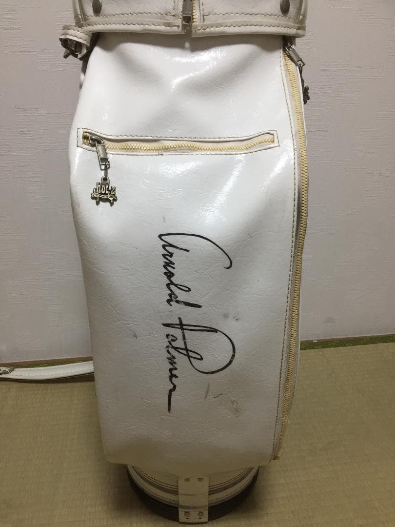稀少品！本革　アーノルドパーマー　キャディバッグ