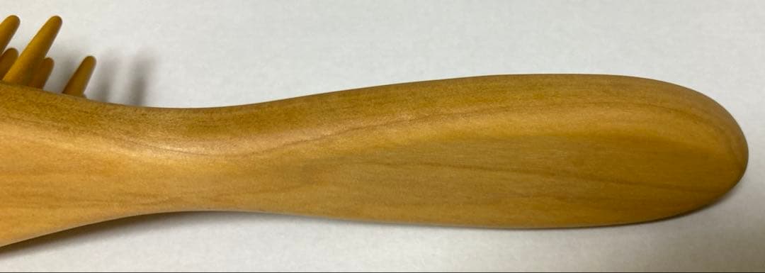 薩摩つげ つげブラシ 楕円型 約19cm　中古