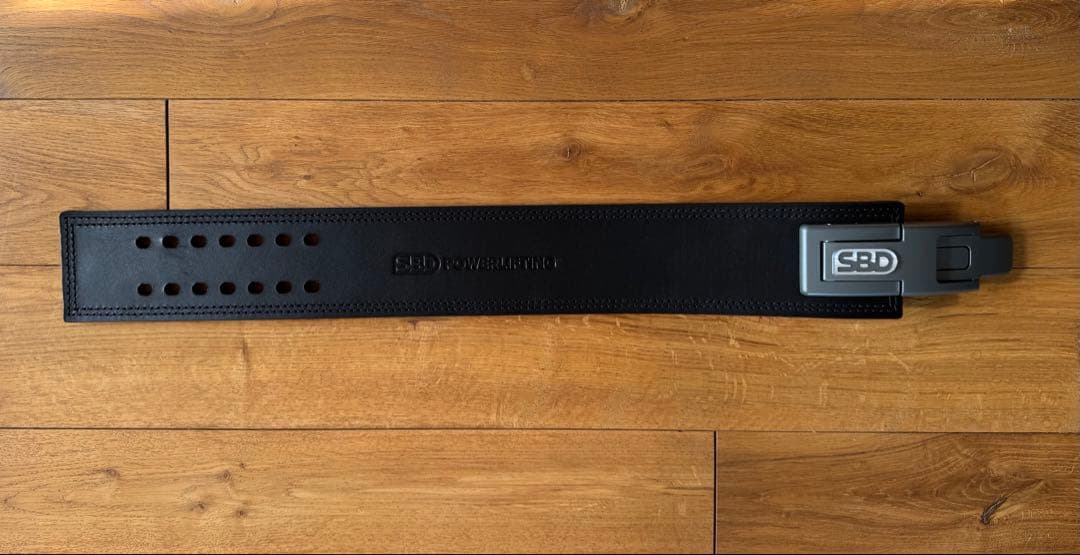 SBD トレーニング・パワーベルト 黒・赤