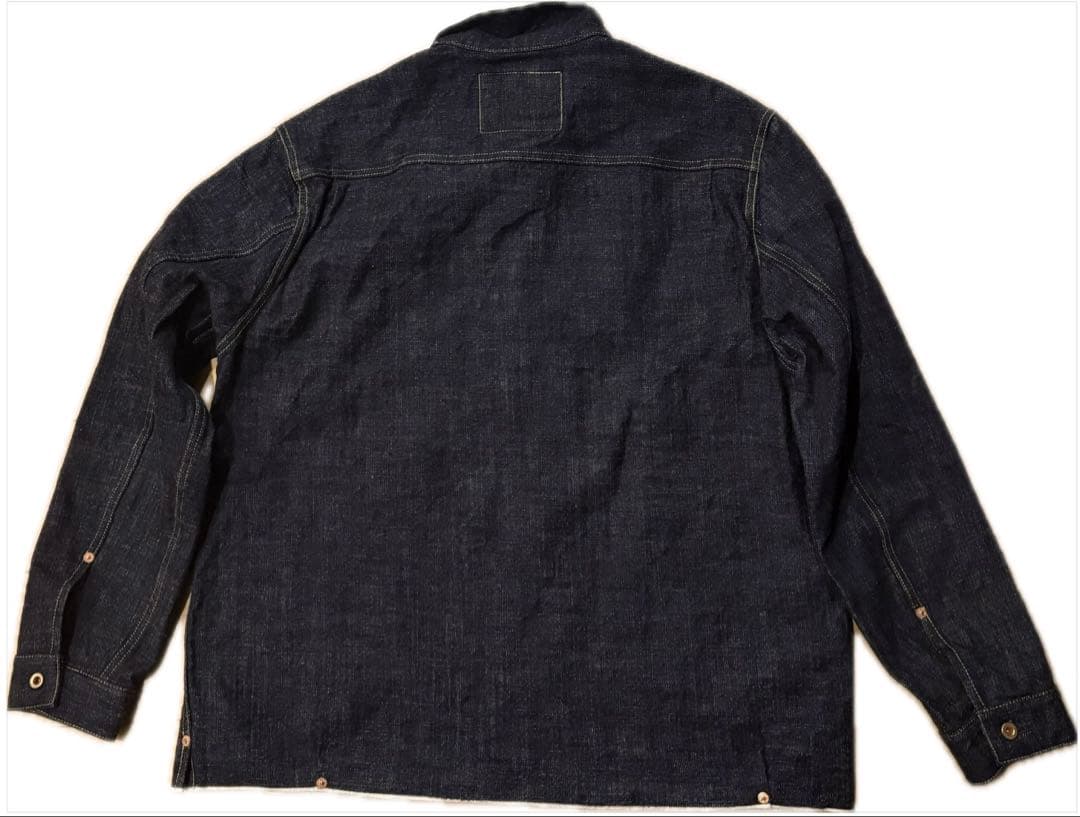 FOBファクトリー　デニム　プルオーバージャケット