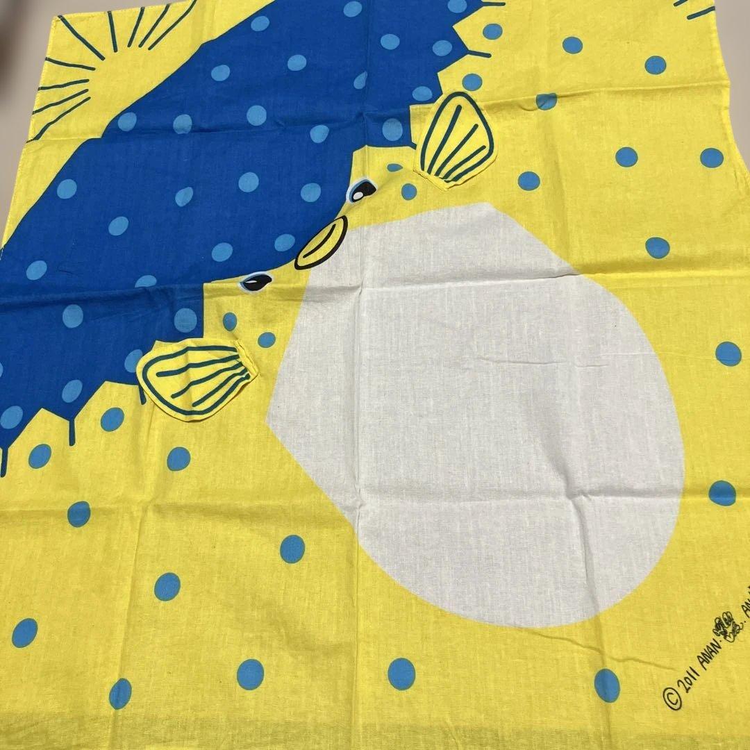 さかなクン　ラバーキーホルダー　ストラップ　ハコフグ　バンダナ　ふぐ　河豚