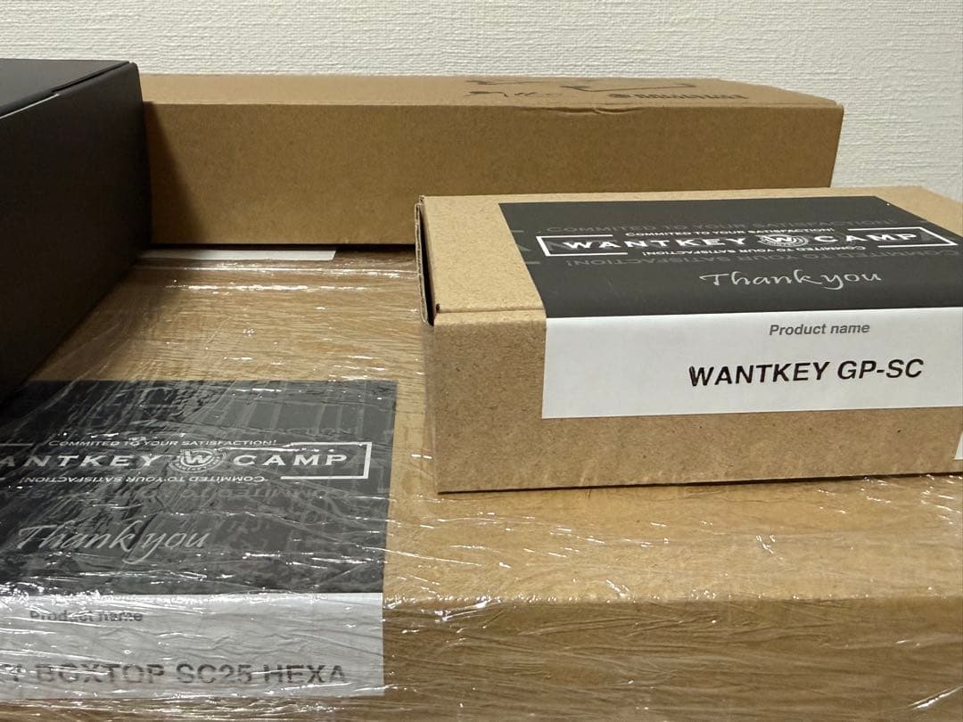 WANTKEYCAMP BOXTOP SC25 HEXA シェルコンフルセット！