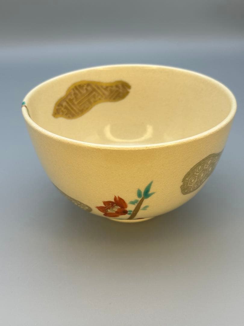 茶道具　茶碗　田中寿宝　桃花