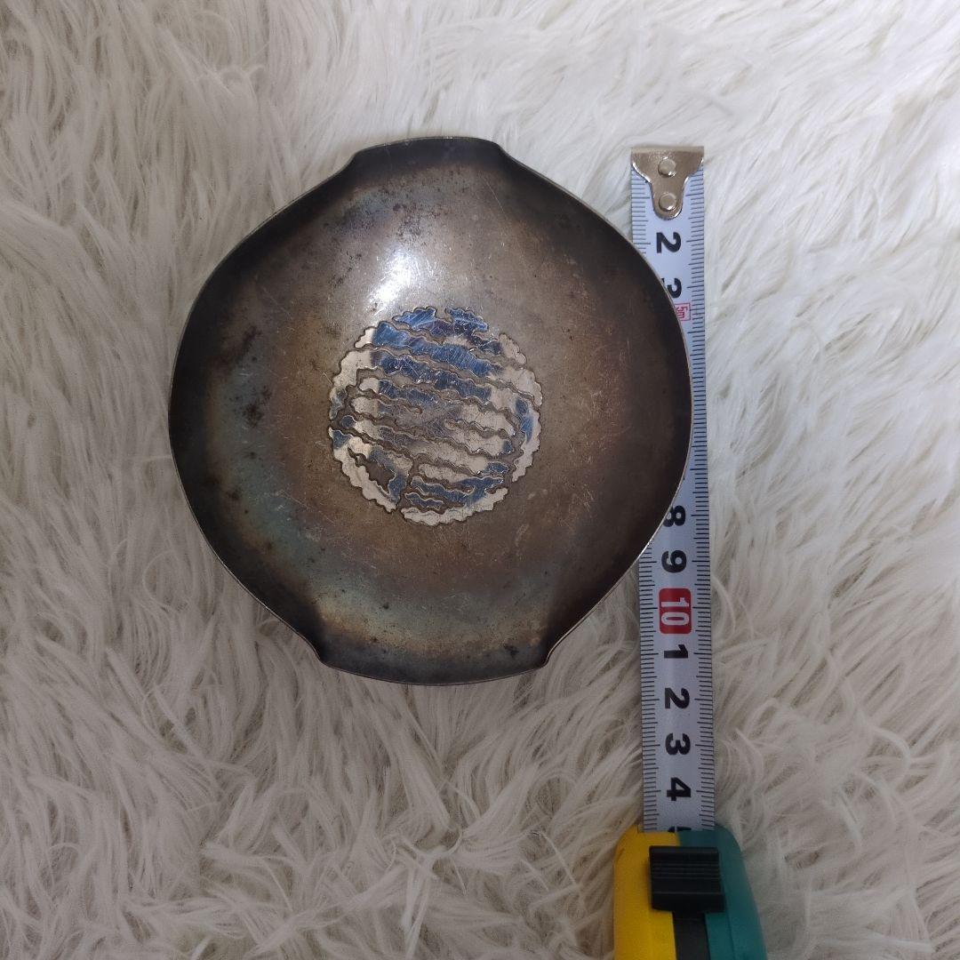 【純銀服部製刻印】　銀盃　記念盃　骨董品　アンティーク