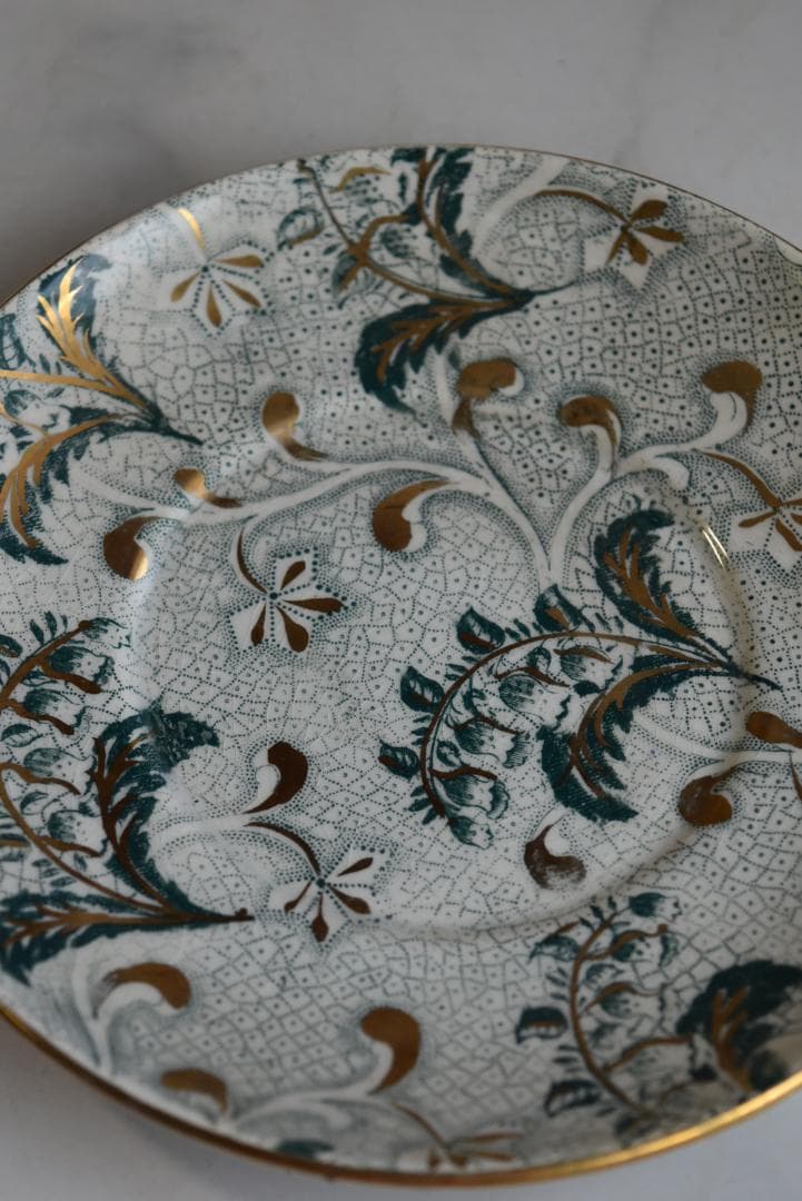 美品クレイユモントロー　ミュゲ　すずらん皿　プレート　フランスアンティーク