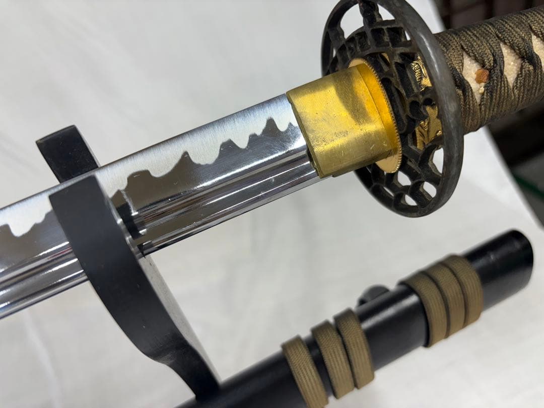 模造刀　刀　日本刀　透かし鍔　武具