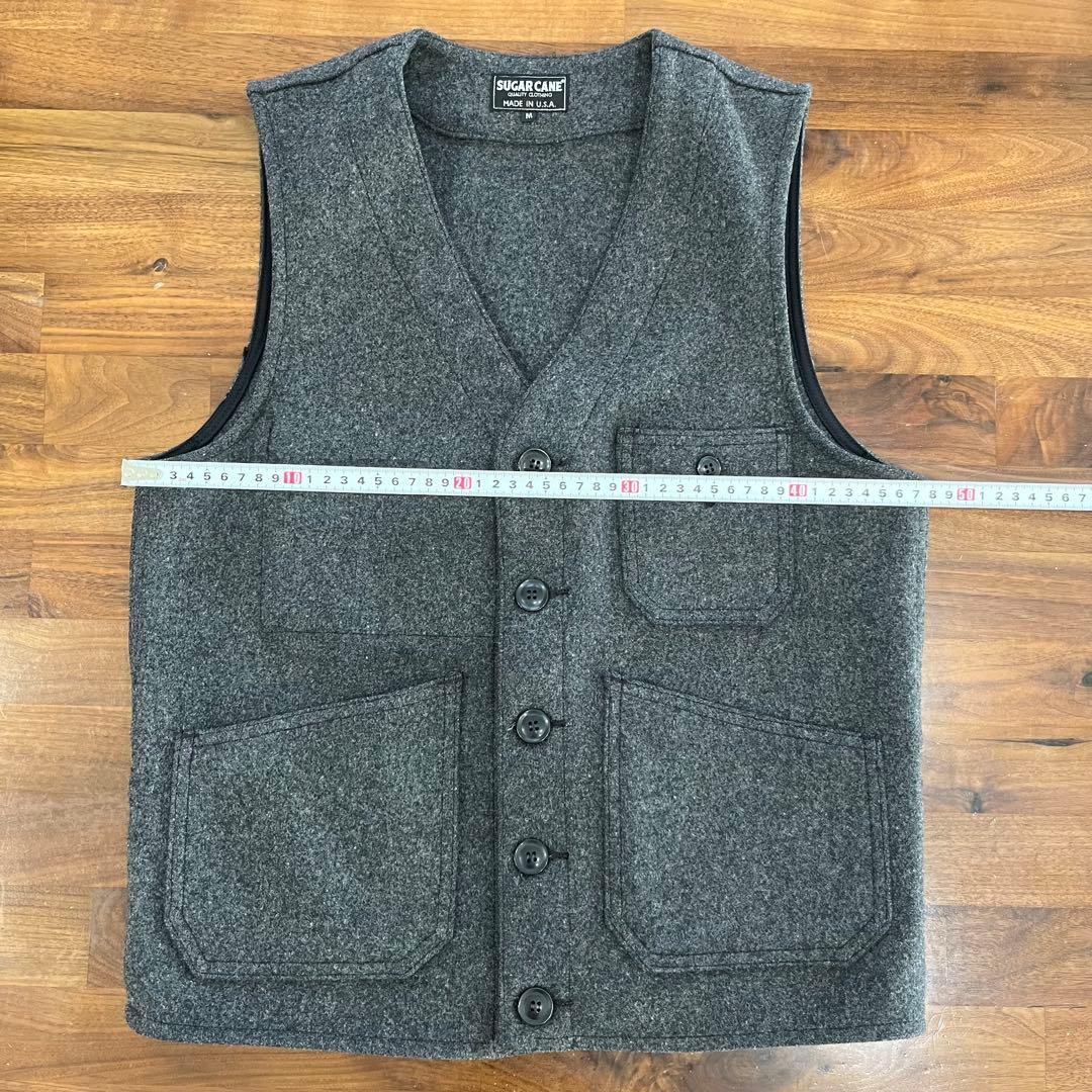 の*り様 シュガーケーン ウール ベスト M Sugar Cane WOOL V