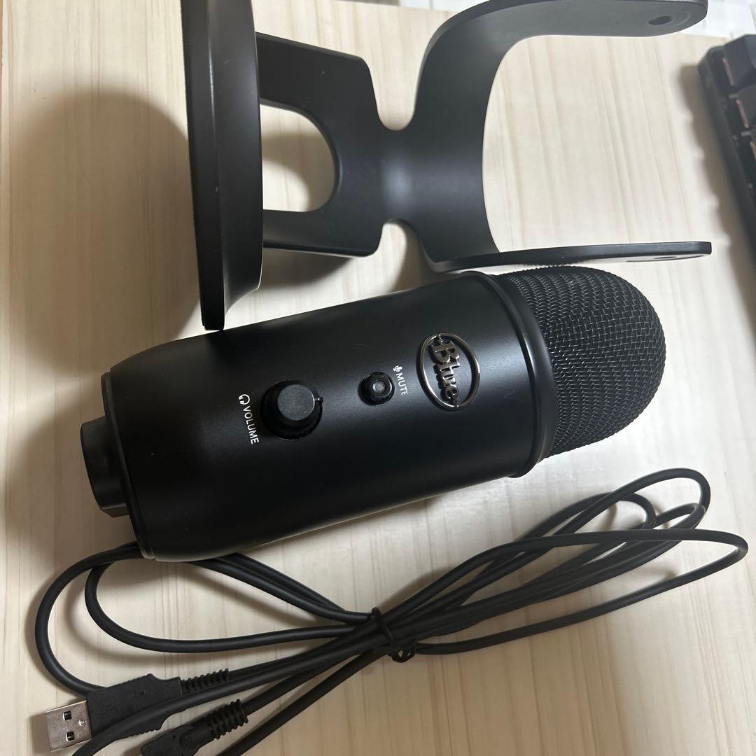 Blue Yeti ゲーミングマイク BM400BK USB コンデンサーマイク