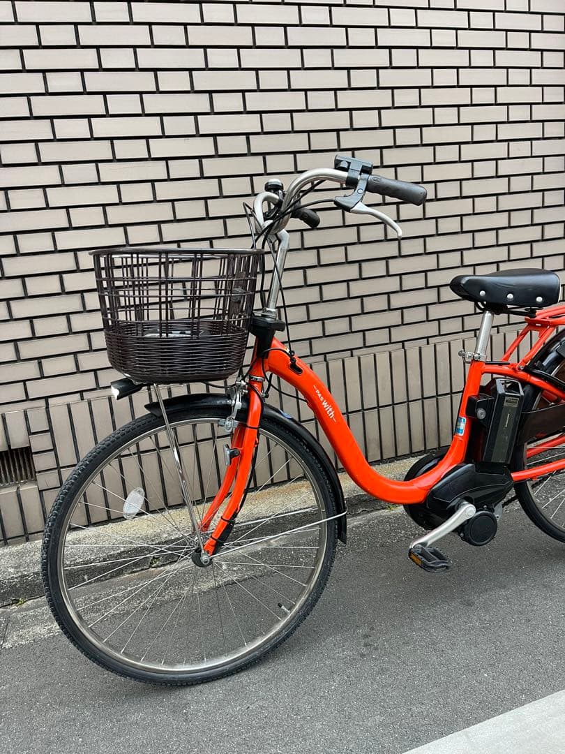 12.8ahヤマハパスウィット電動アシスト自転車26インチ