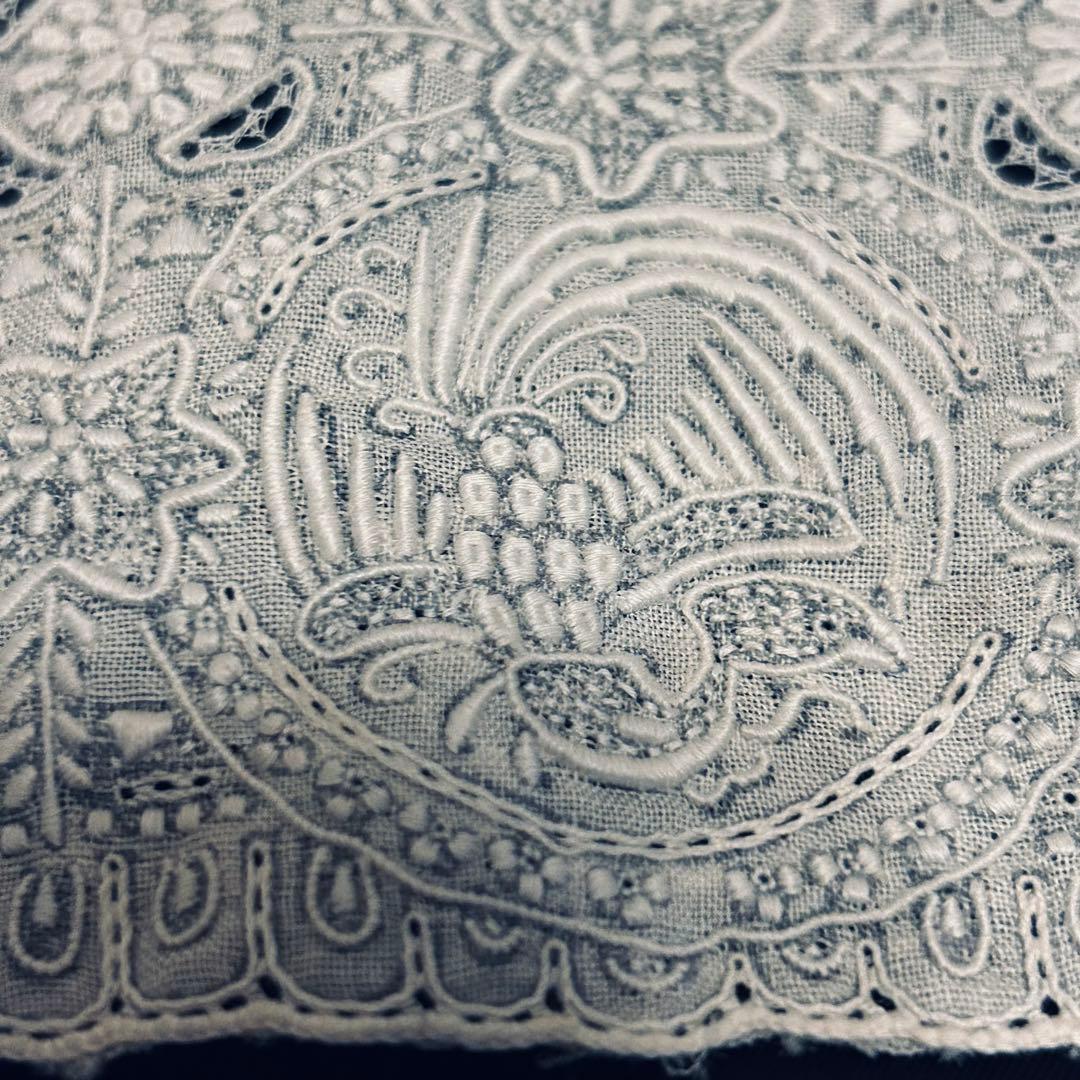 スワトウ　鳳凰　龍　刺繍　長期保管未使用