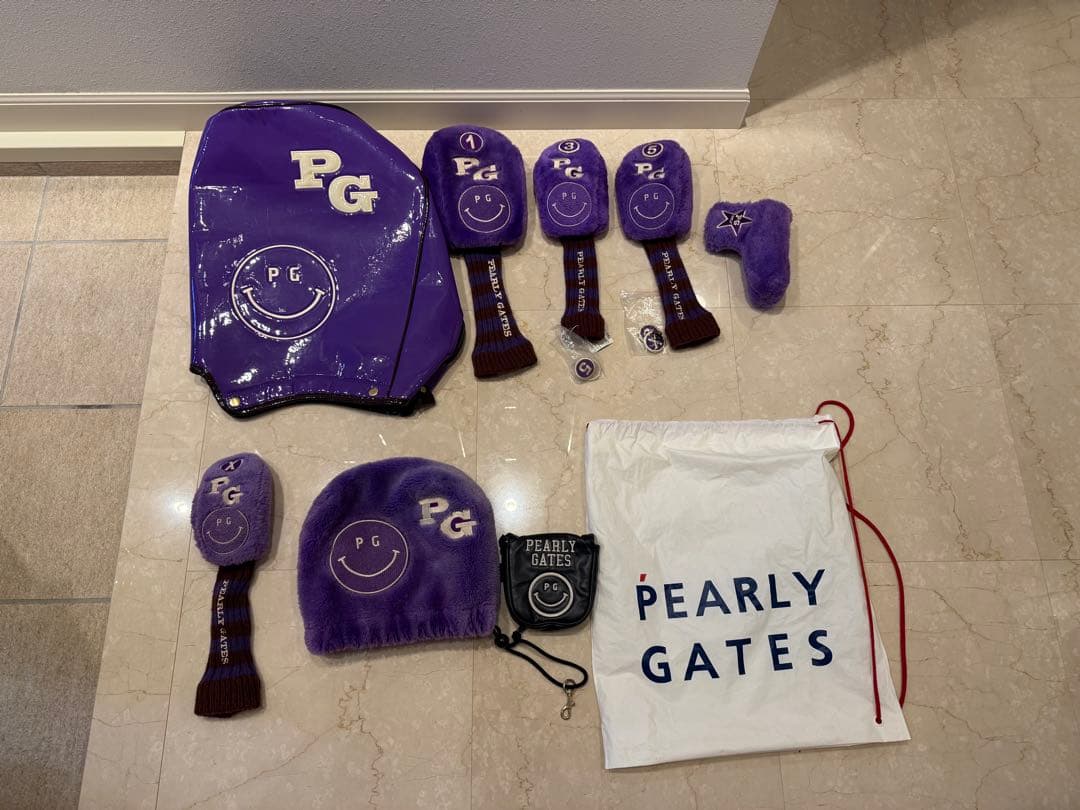 PEARLY GATES ●ヘッドカバーセット ●パーリーゲイツ●エナメル