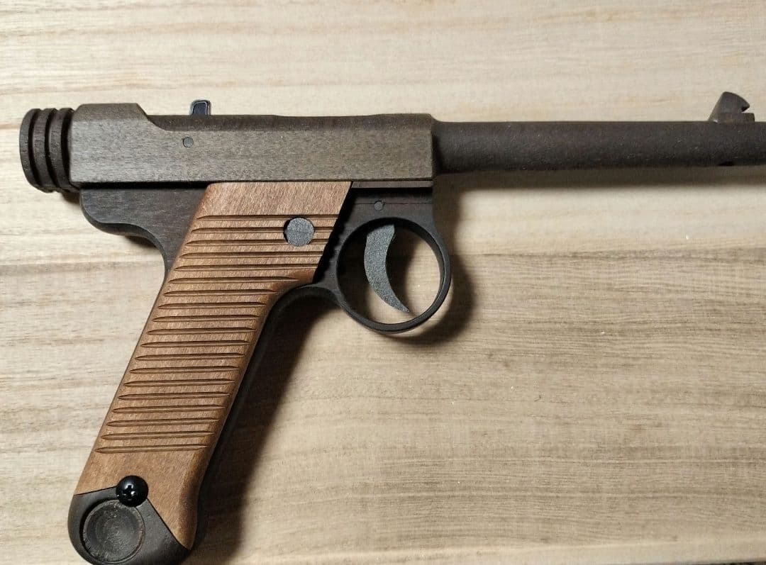 【2/1迄最終値下】木製品の共榮　超精密木製ゴム鉄砲　南部14年式 桐箱入