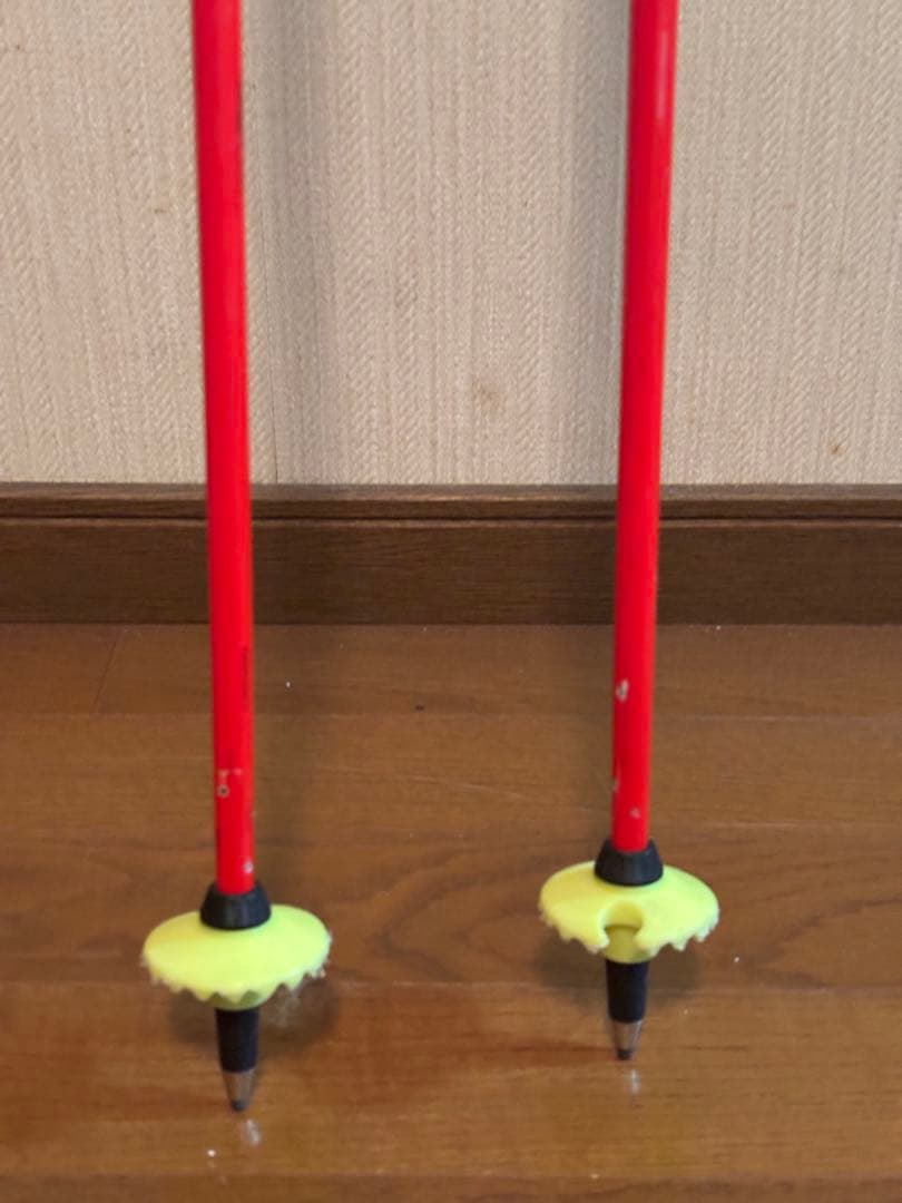 C様用　LEKI スキー SLストック カーボン115cm パンチガード付き