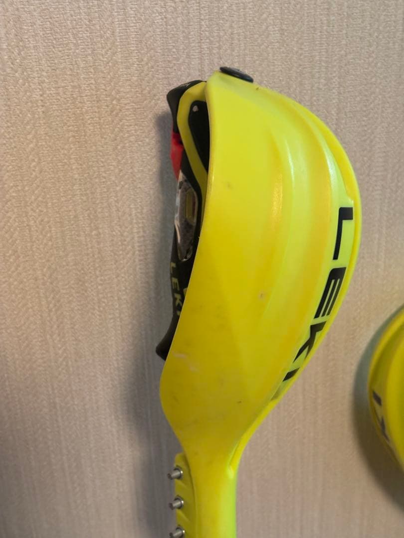 C様用　LEKI スキー SLストック カーボン115cm パンチガード付き