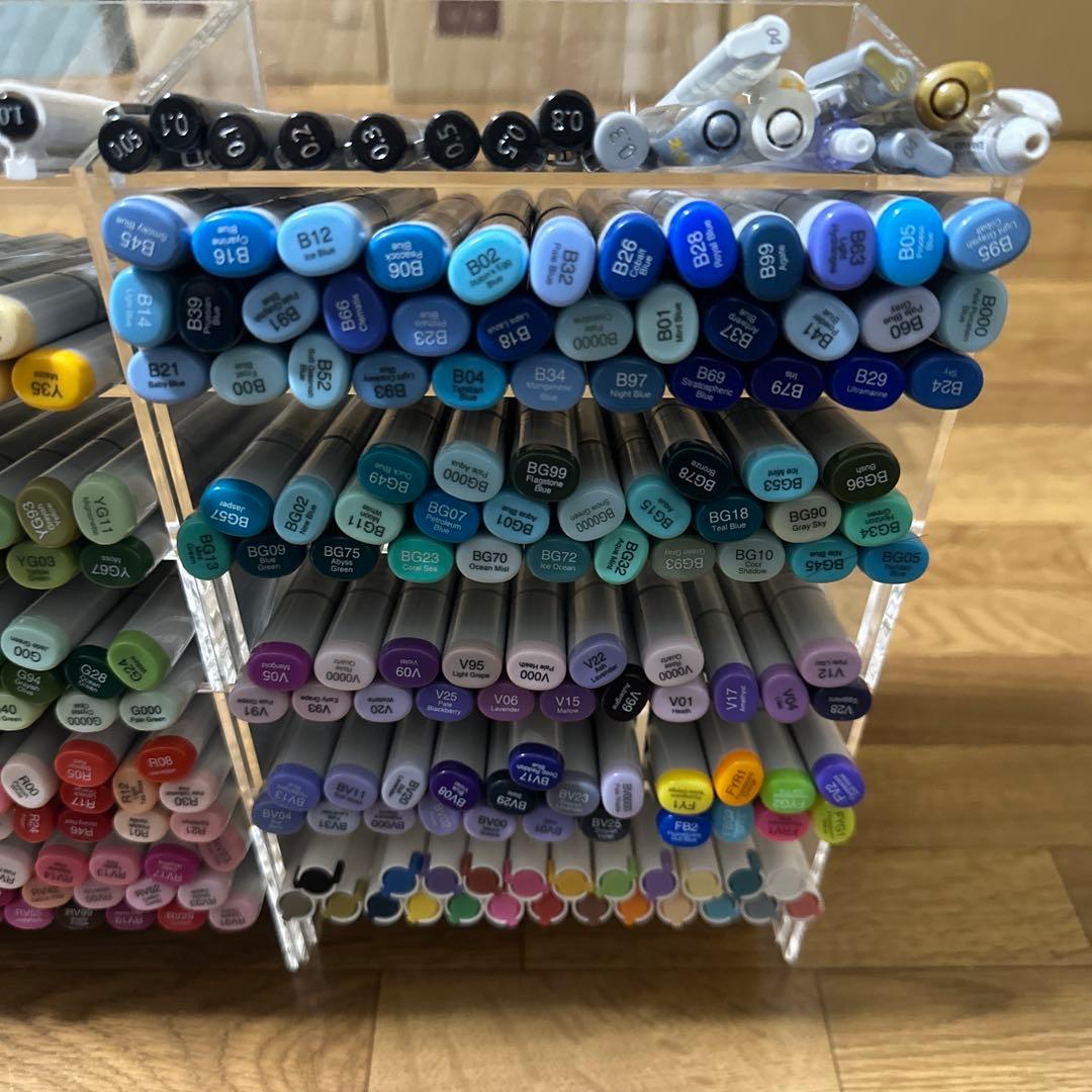 コピックスケッチ全色+コピッククレア全色+ミリペン