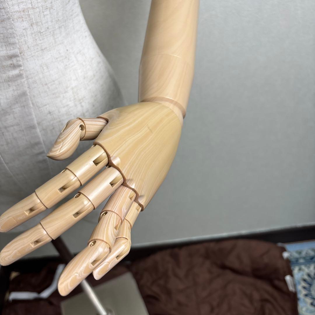 腕付き　腕可動式　マネキン 上半身用　女性 　腕付き 上半身 トルソー