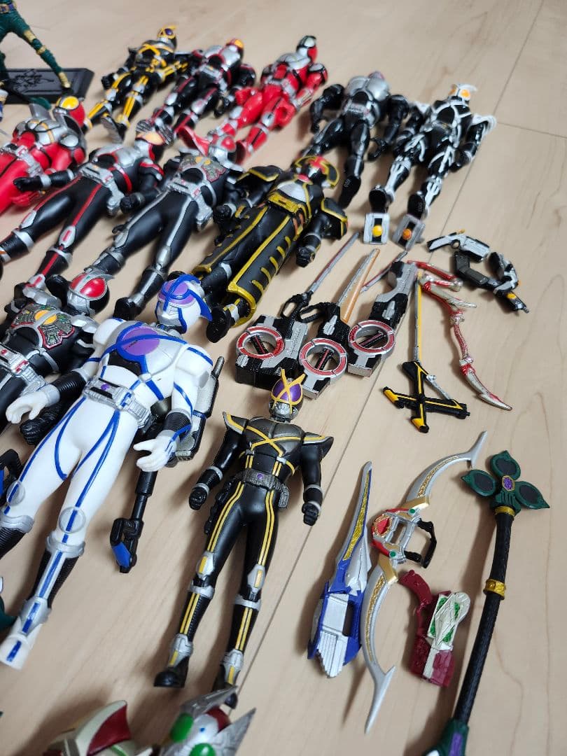 仮面ライダー可動式 ソフビ フィギュアまとめてセット