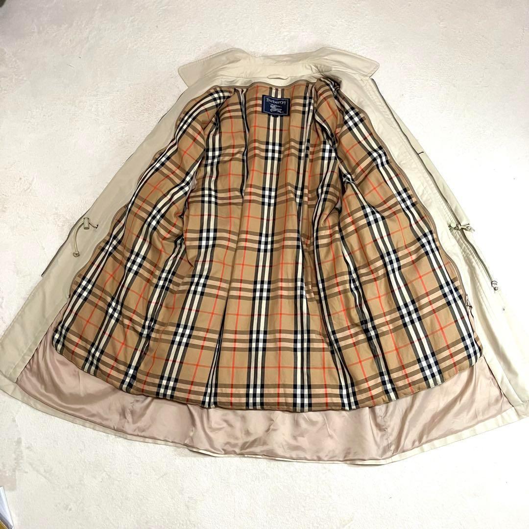 バーバリー モッズコート ダウンライナー付 裏ノバチェック メンズM ベージュ