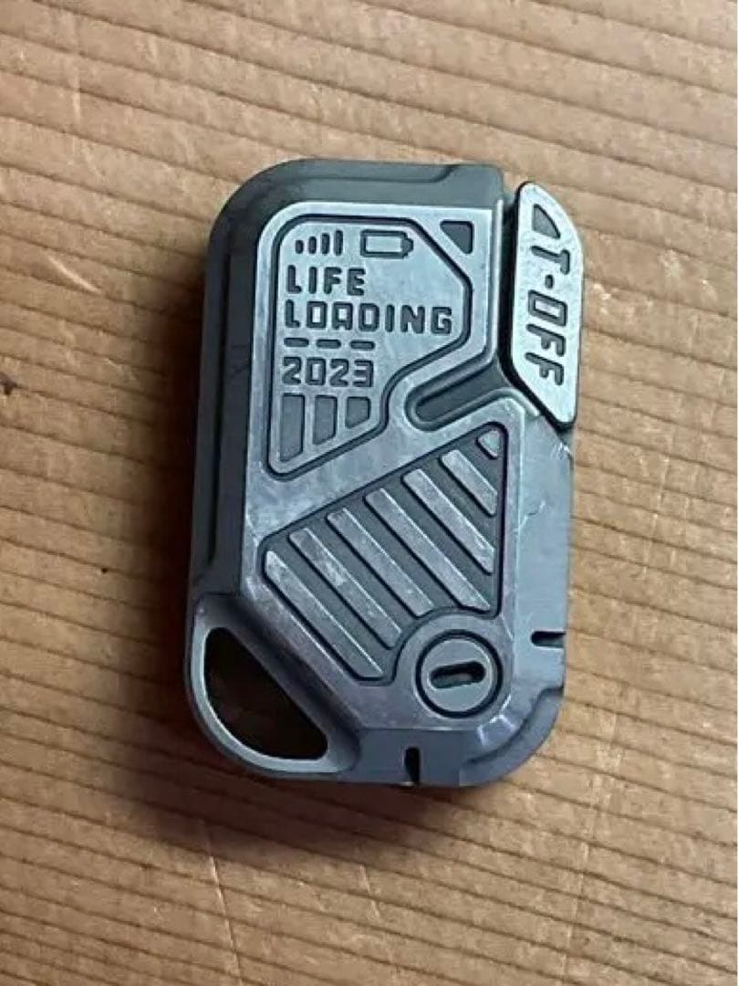 01 ZERO ONE EDC POP フィジェット トイ スライダー チタン