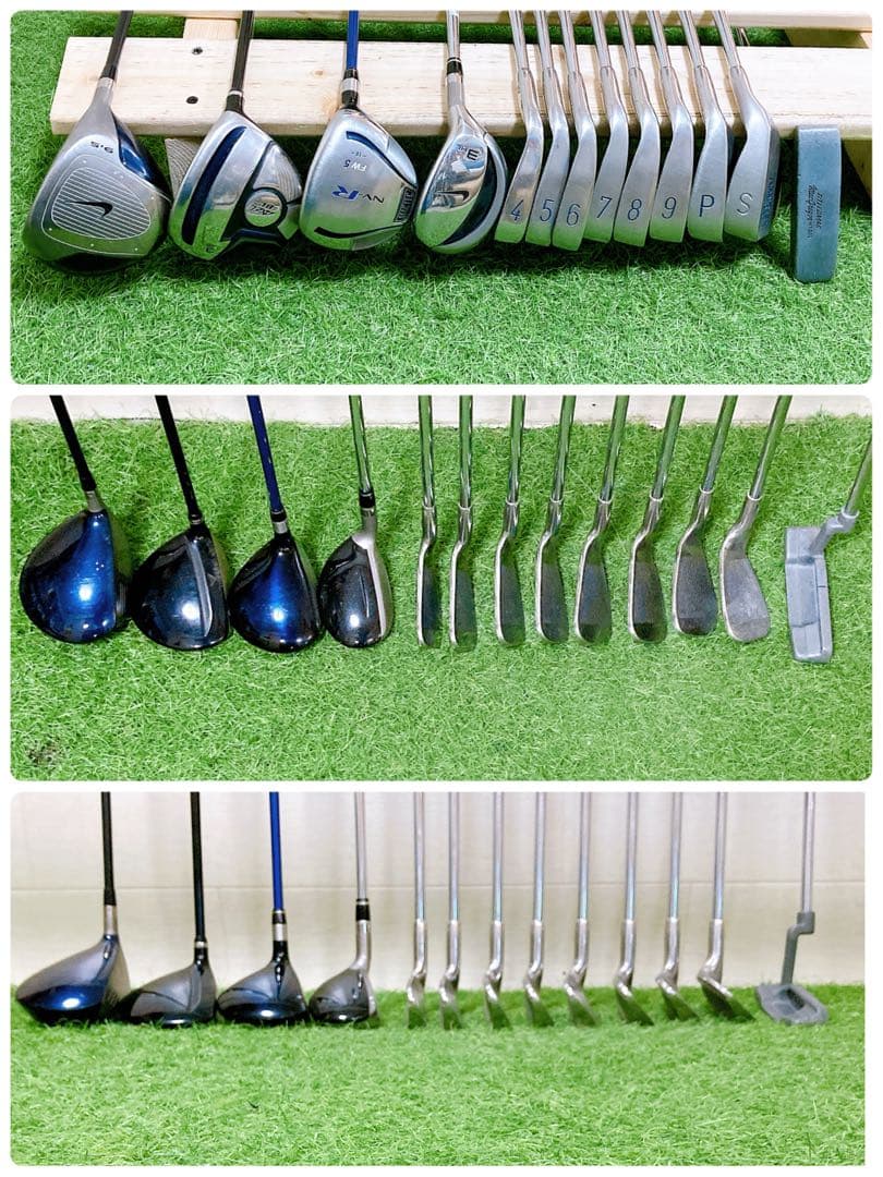 H15.ナイキ　初心者オススメ　ゴルフクラブ　メンズセット　右利き　13本