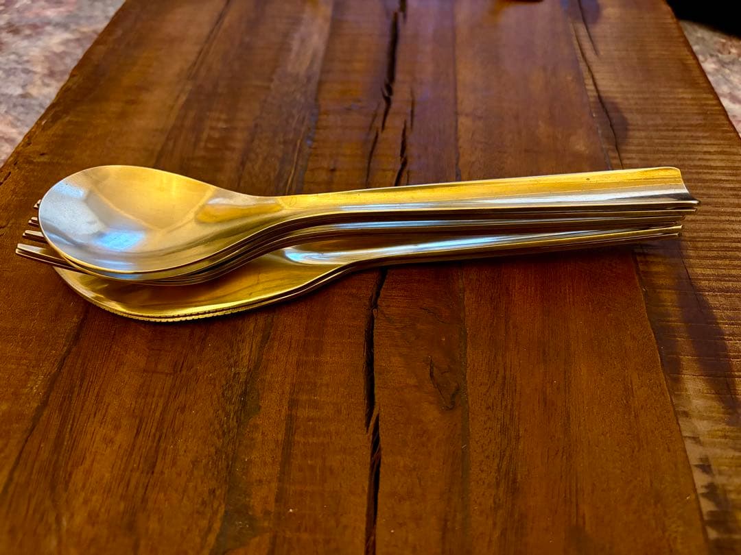 Lue真鍮ディナーセット　カトラリー　2セット　おもてなし